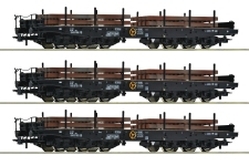 Roco 6600263 - H0 - 3-tlg. Set Schwerlast *Stahlbrammen, NS, Ep. IV